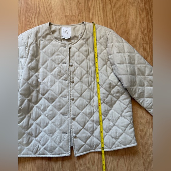 Clifford & Wills Women's Quilted Cream Jacket Sz 16 - Picture 4 of 6